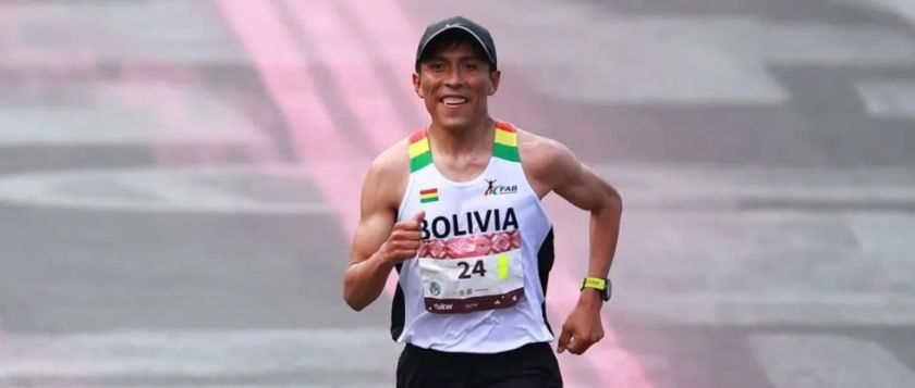 El atleta boliviano Héctor Garibay lanza criticó al Gobierno sobre la gestión hacia los deportistas en el país