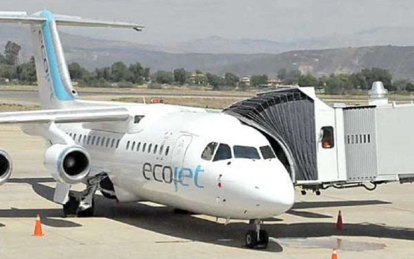 Gobierno anuncia el retorno de la linea aérea Ecojet a Sucre y Tarija 