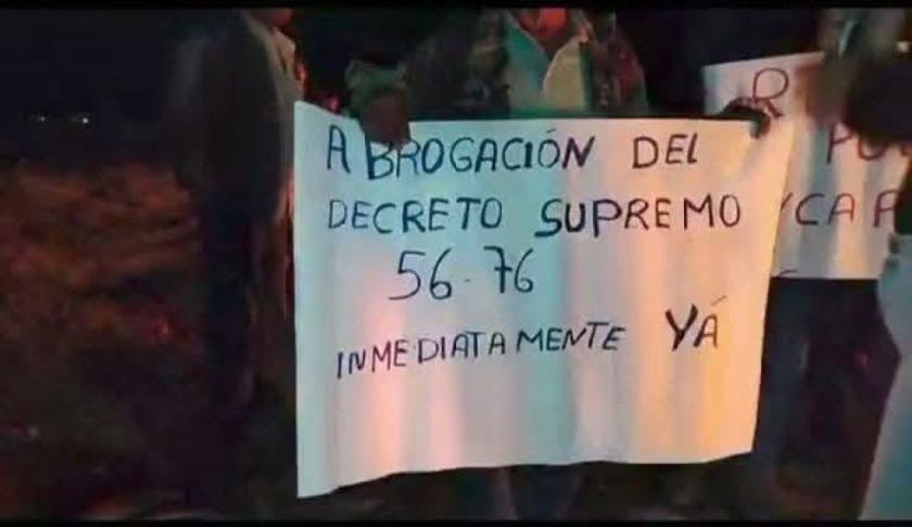 Registran tres puntos de bloqueo en el departamento de Santa Cruz