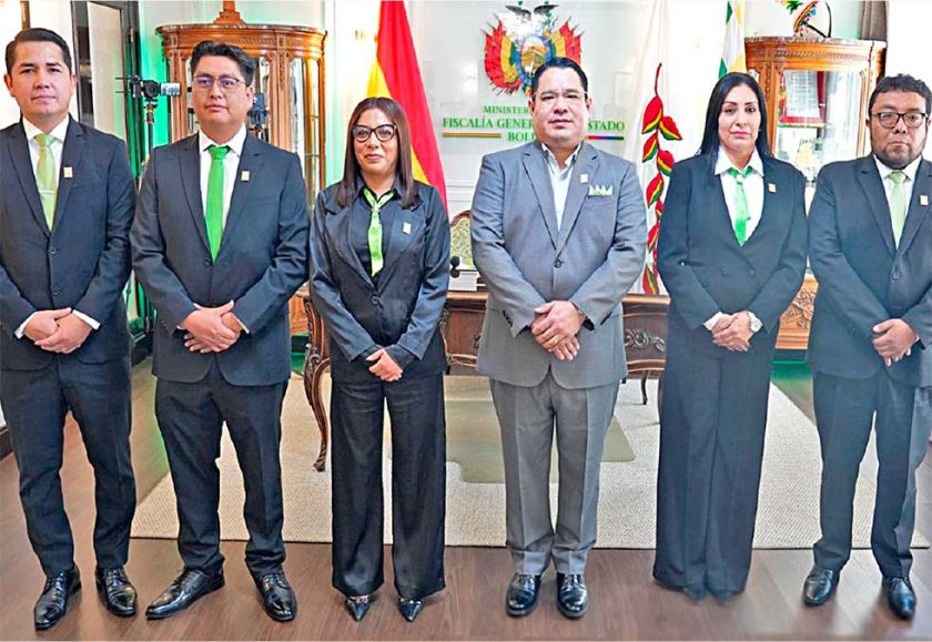 Cinco departamentos tienen nuevos fiscales