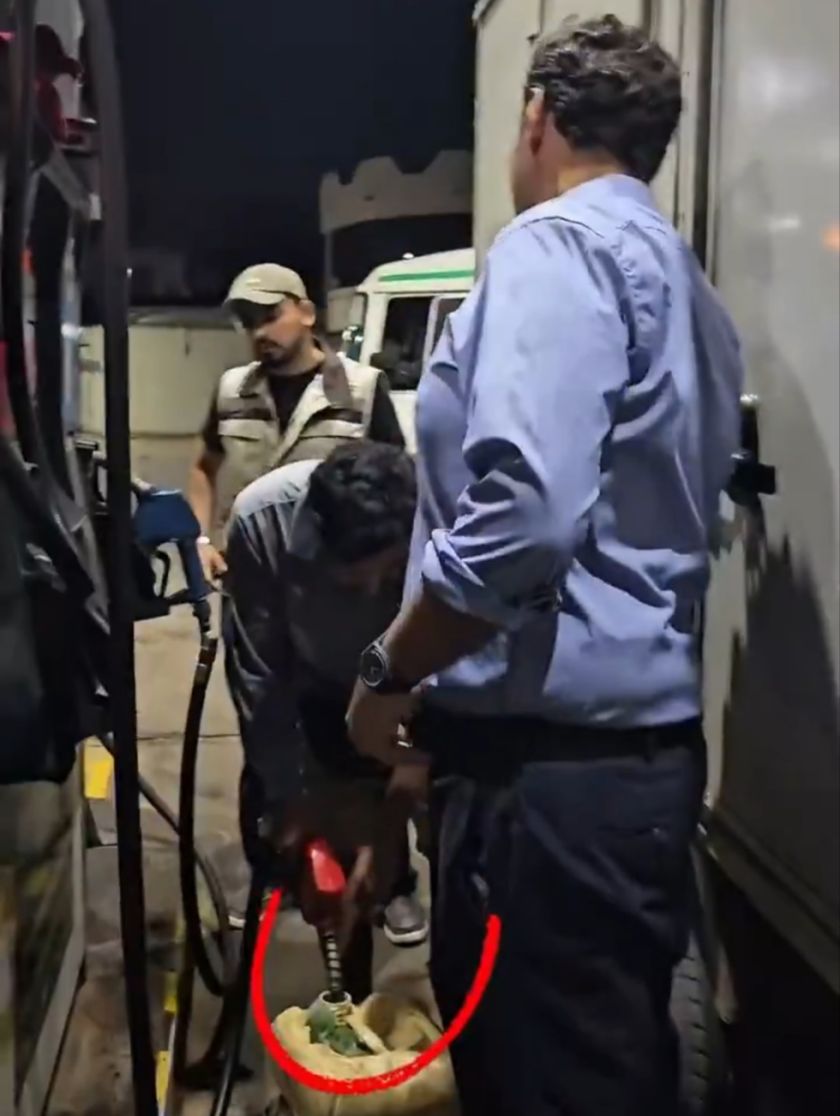 Santa Cruz: Detienen furgoneta que cargaba más de 1.000 litros de combustibles en 40 minutos