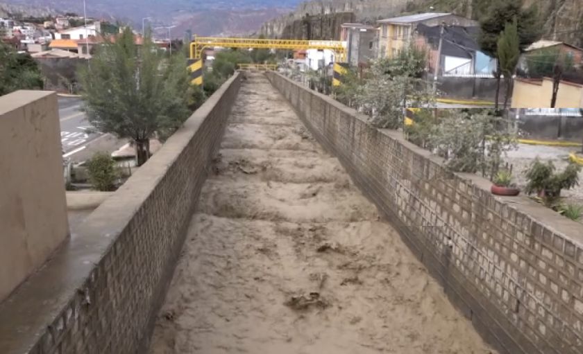 Emiten alerta naranja por posibles desbordes en ríos de La Paz