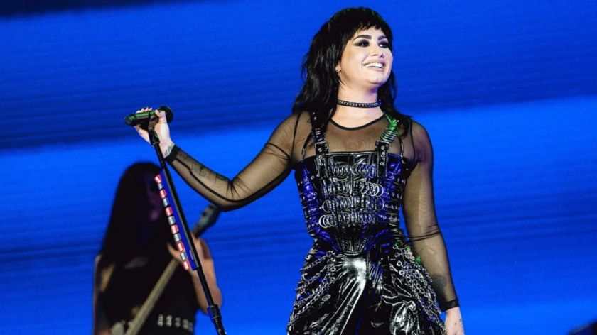 Celebran el último día del festival de música "Rock in Rio" en Brasil