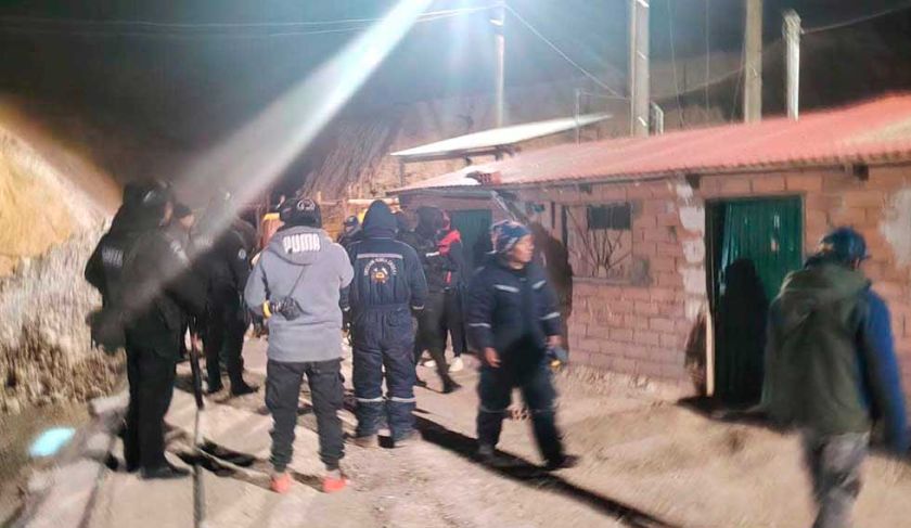 Balacera en mina La Plata  deja dos heridos durante  una incursión de 30 jucus