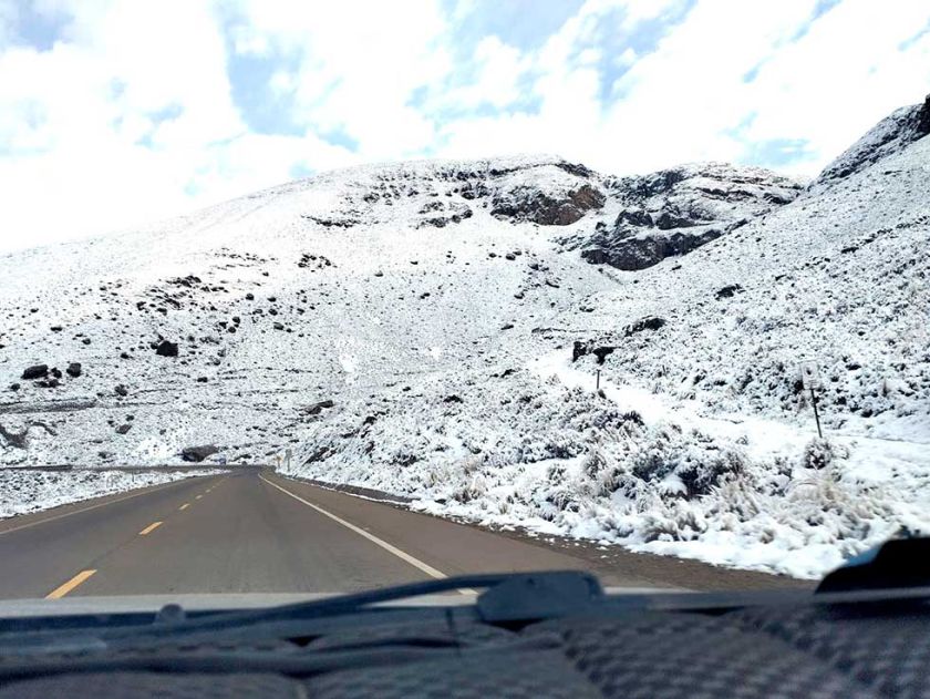 La nevada vuelve a acechar a las 16 provincias de Potosí