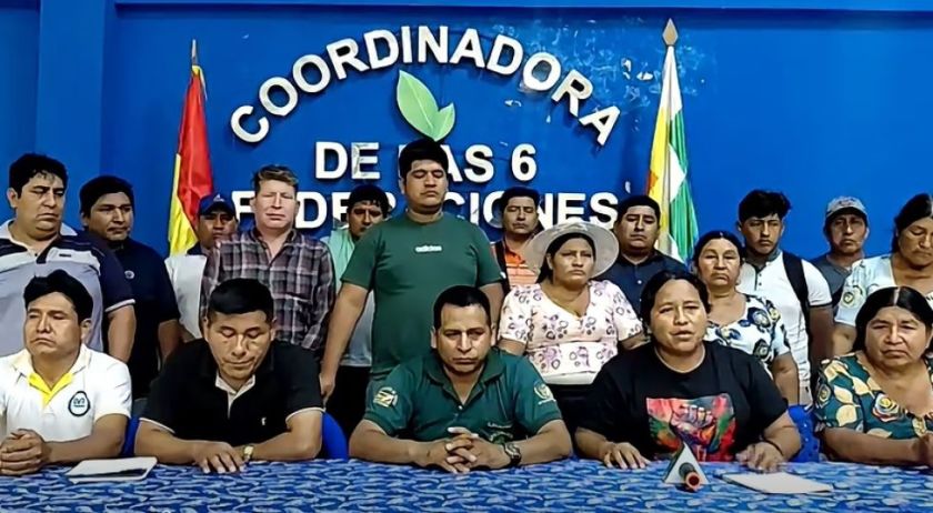 Cocaleros anuncian protestas contra el Gobierno desde este lunes