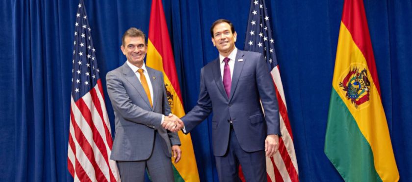 Bolivia y EEUU acuerdan agenda para impulsar la economía y seguridad