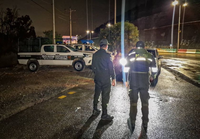 Cochabamba: Policía refuerza controles en puntos estratégicos