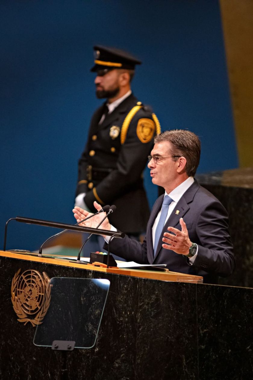Rodrigo Paz presentó desde la ONU las nuevas medidas impuestas por el Gobierno