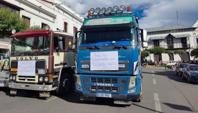 Transportistas de Chuquisaca confirman repliegue contra alza del diésel este lunes
