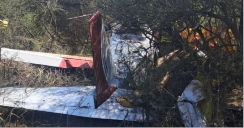 Avioneta cae en zona boscosa de Córdoba y deja cinco heridos