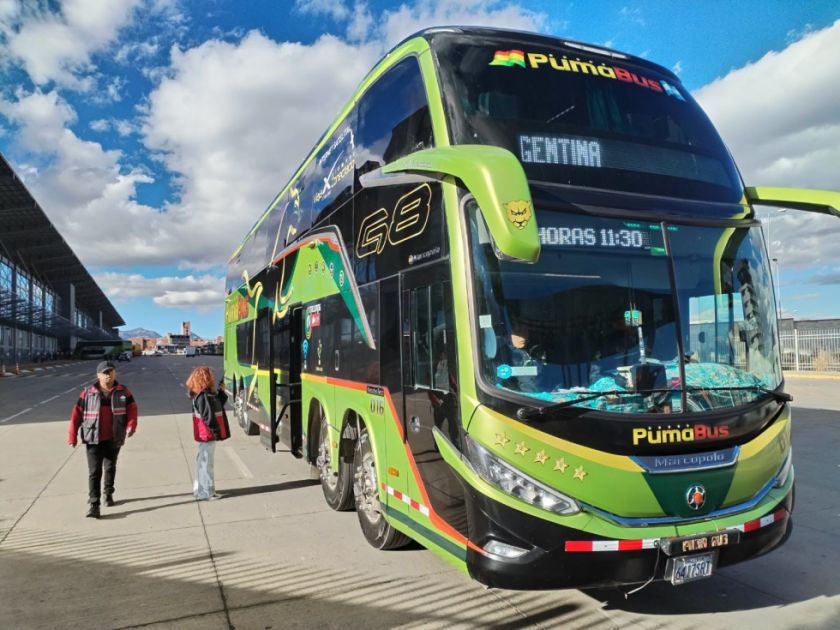 Viajes desde la Terminal de El Alto se desarrollan con “total normalidad”