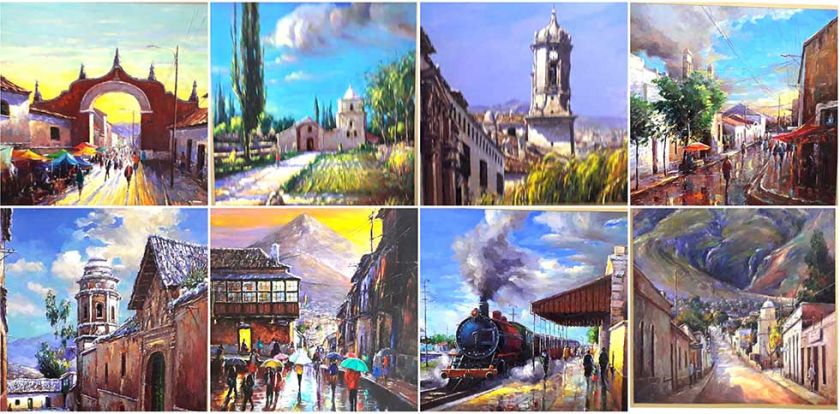 Artista plasma los paisajes de Potosí y el norte de Argentina