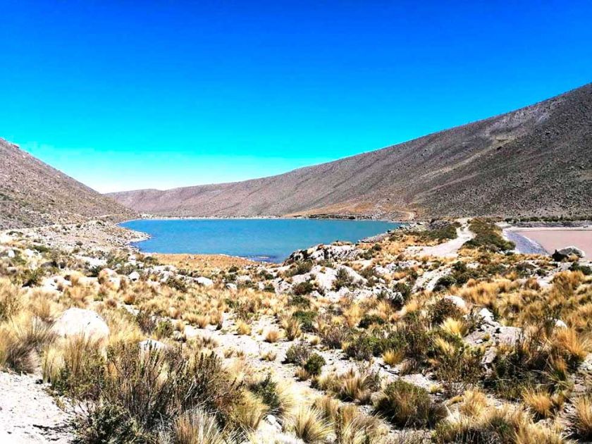Volumen de almacenamiento de agua en las lagunas es del 32%