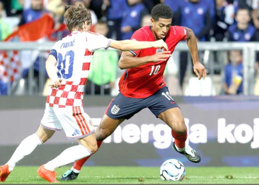 Inglaterra le propina una goleada a Croacia