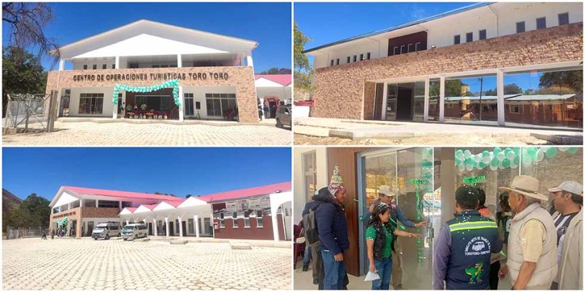 Toro Toro inaugura centro de servicios de atención a visitantes