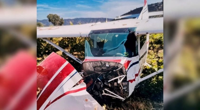 Accidente de una avioneta de escuela de pilotaje deja tres heridos en Tarija