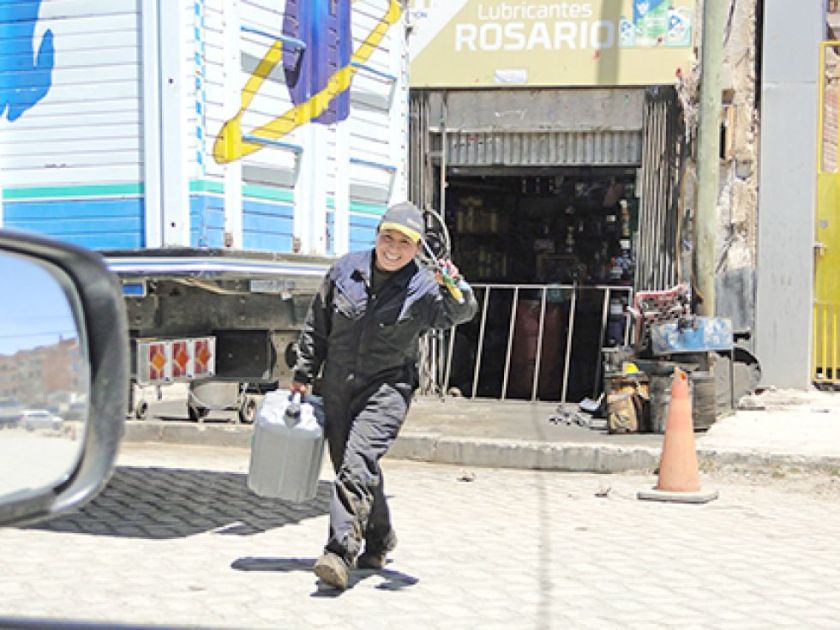 La comunicadora que conquistó a los transportistas de El Alto