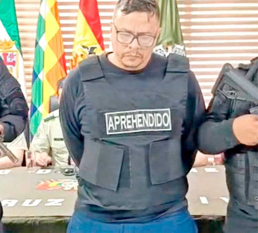 Capturan a alto miembro del PCC en Santa Cruz