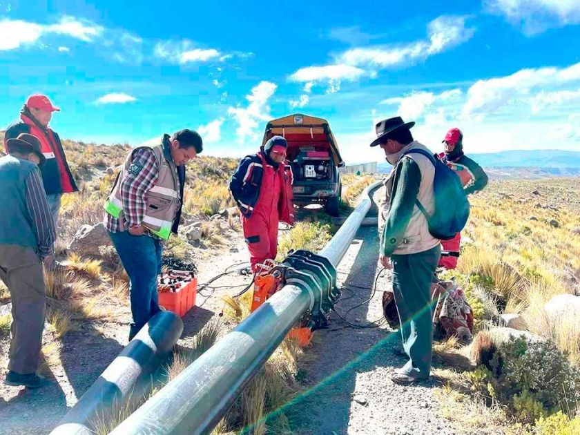 Recuperan agua de la laguna Juchuy Chaluma para la gente