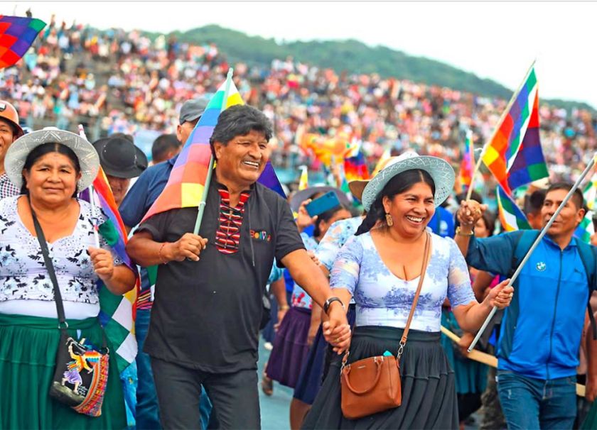 La marcha ‘evista’ queda postergada sin fecha definida