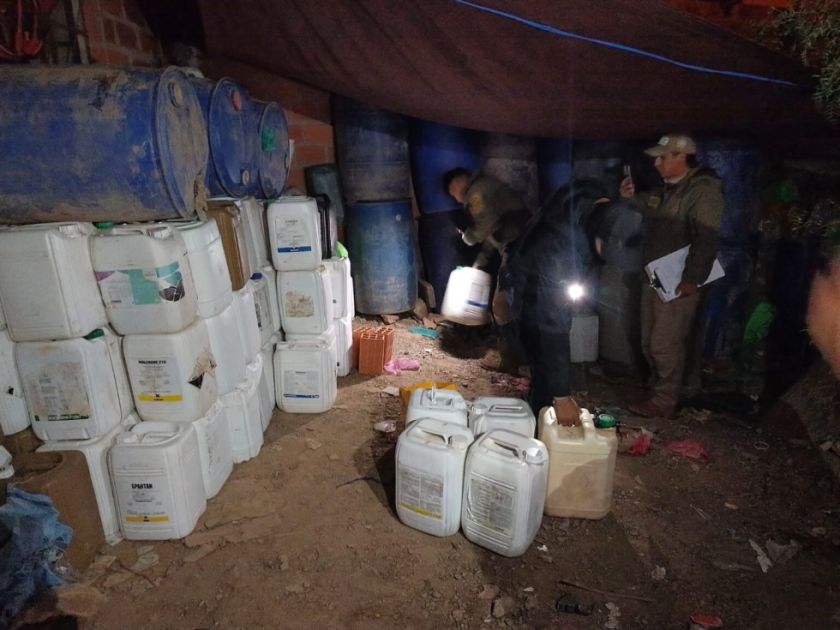 Sucre: ANH y Policía decomisan 13.000 litros de gasolina acopiados en un domicilio