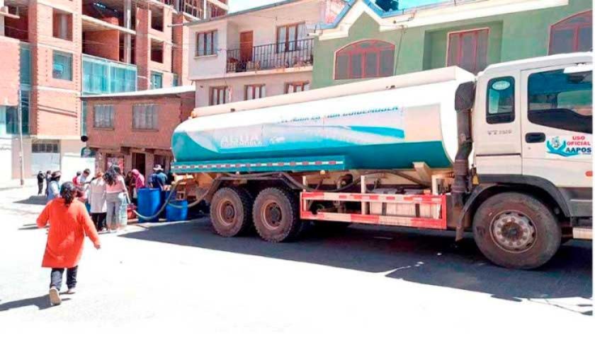 Agua del Kari Kari baja  al 29% e incrementa el  racionamiento de agua