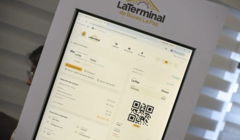 Terminal de Buses de La Paz lanza aplicación para comprar pasajes desde el celular