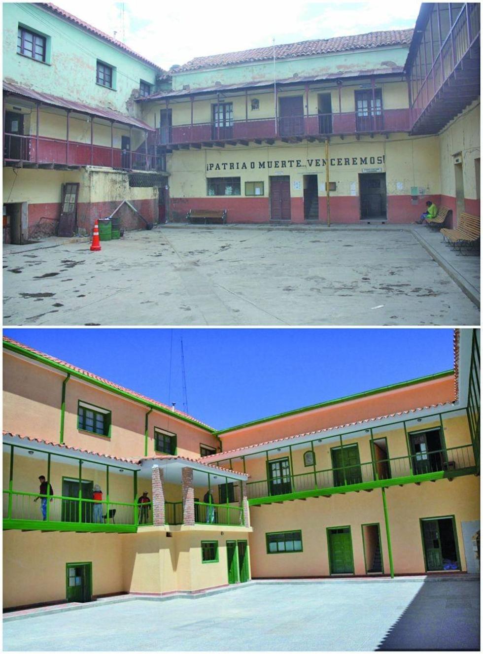 El antes y después.