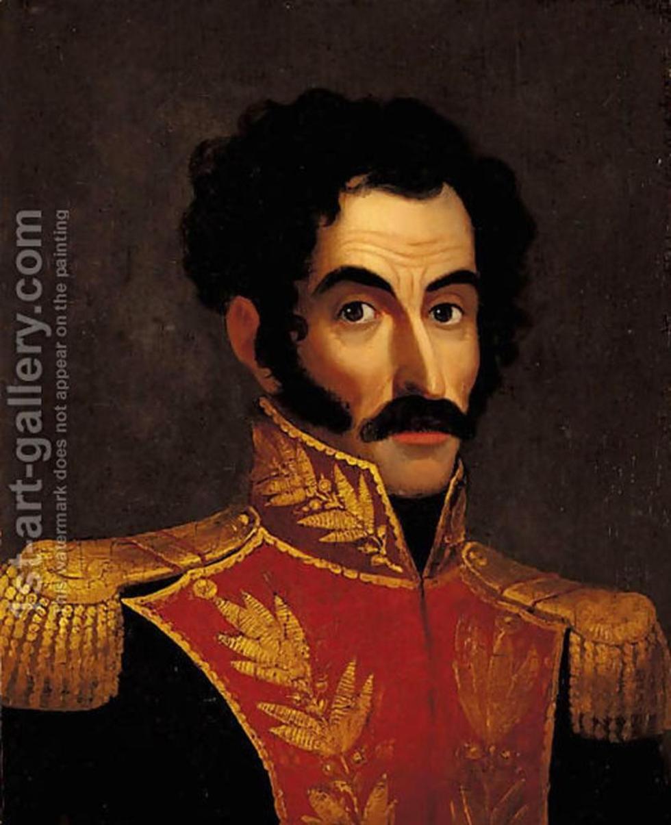 1826: El libertador Simón Bolívar asciende al Cerro Rico de Potosí.