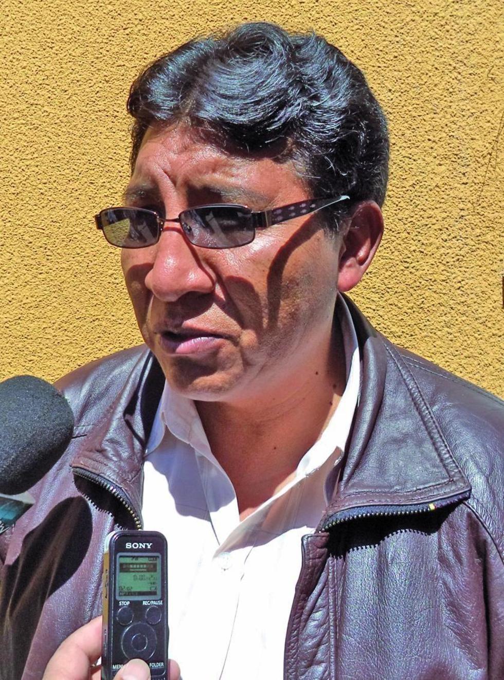 Icler Soto en declaraciones a la prensa potosina.