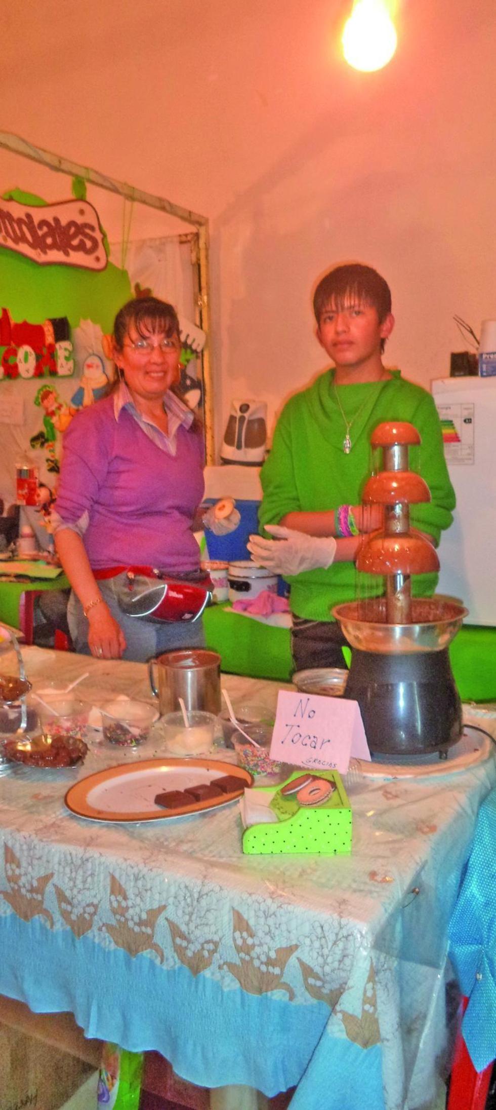 Se enseñó chocolatería.