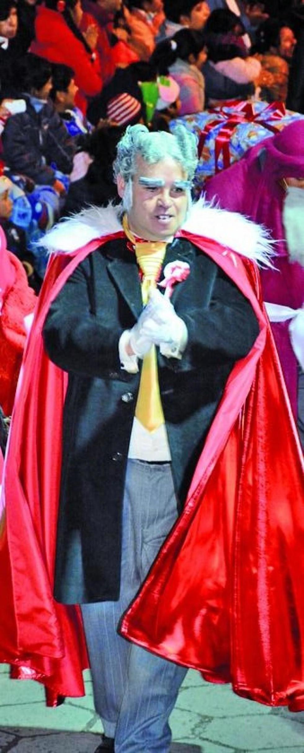 El alcalde del filme Grinch.