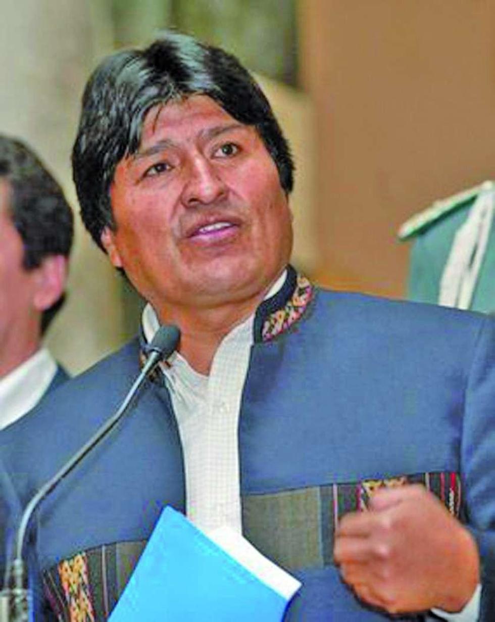 El presidente Evo Morales.