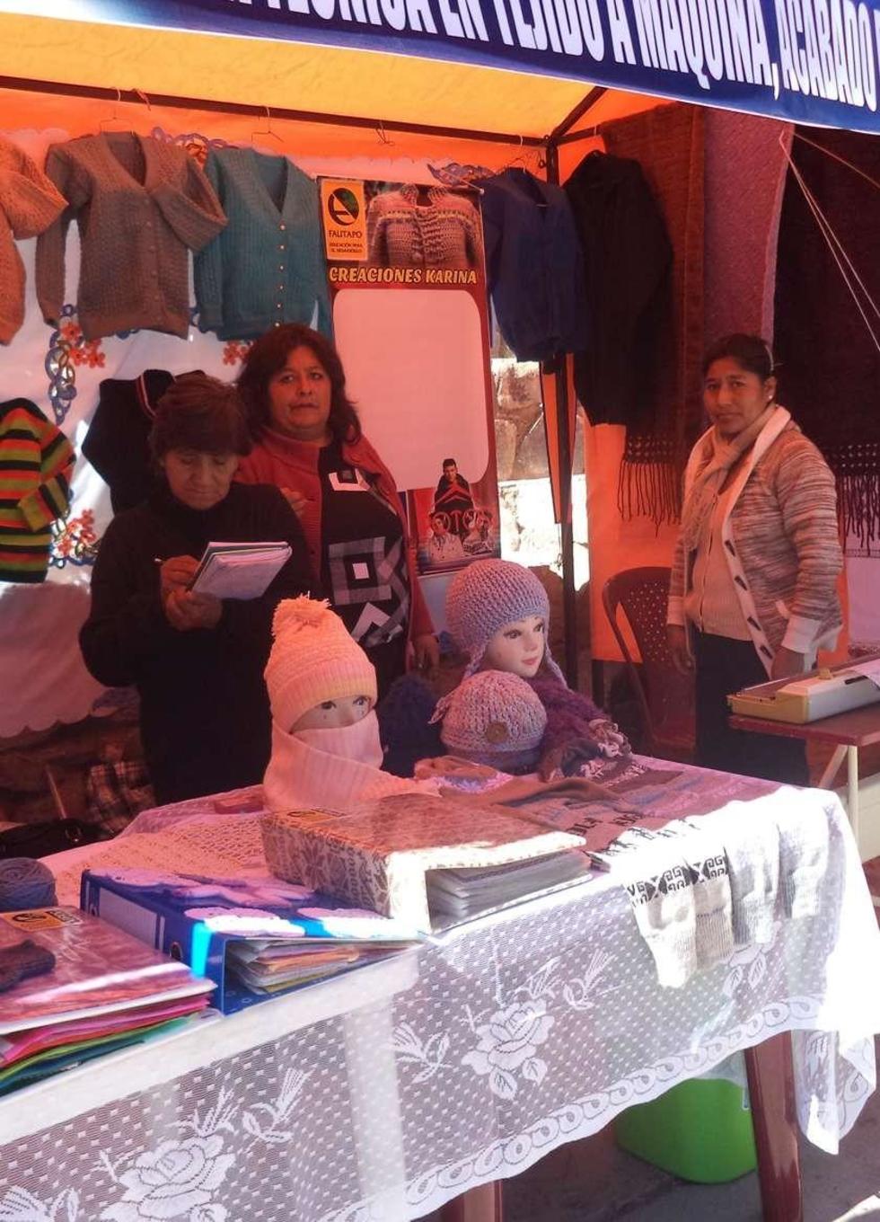 Los productos en la especialidad de tejidos.