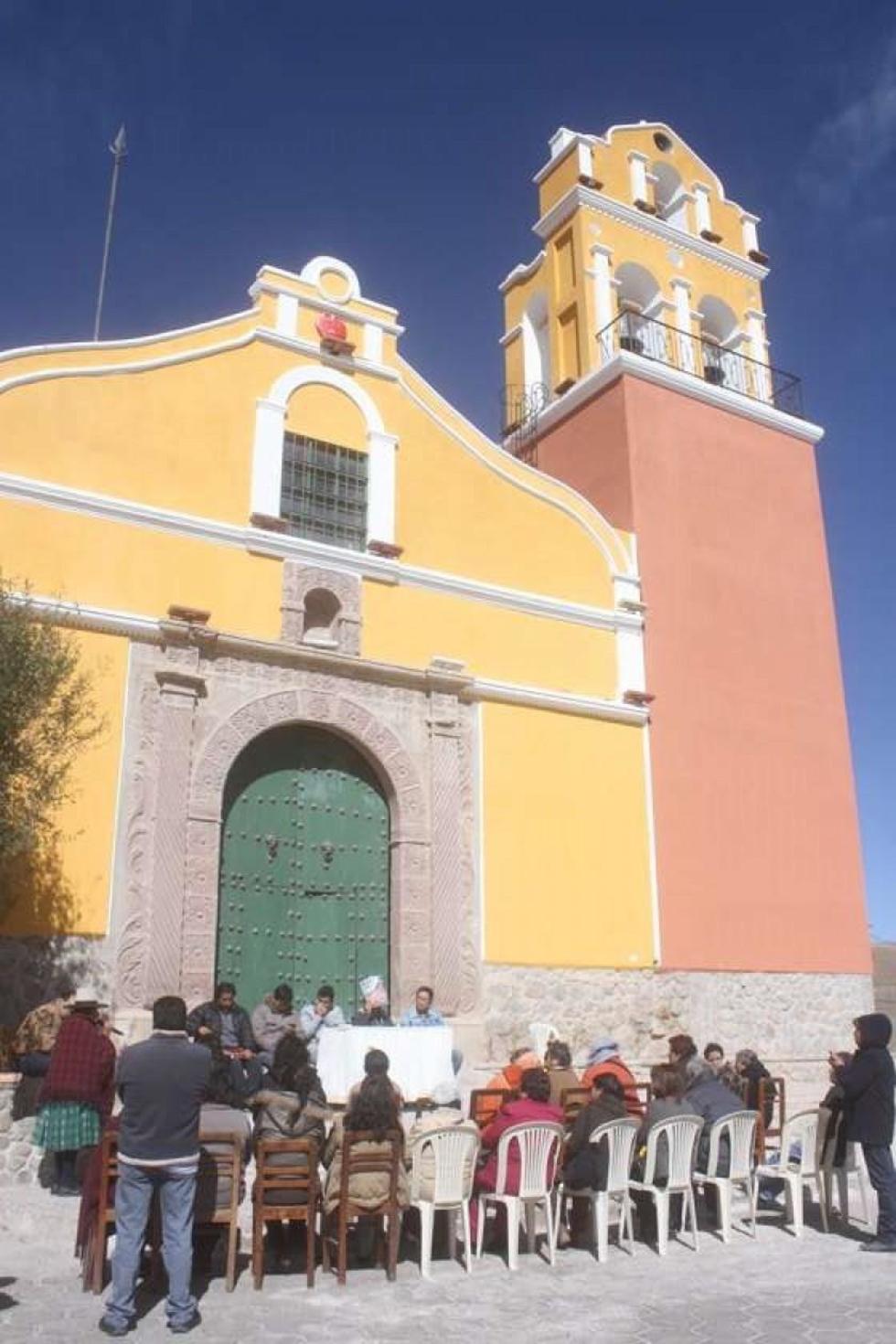 La población participó del acto de entrega de ayer.