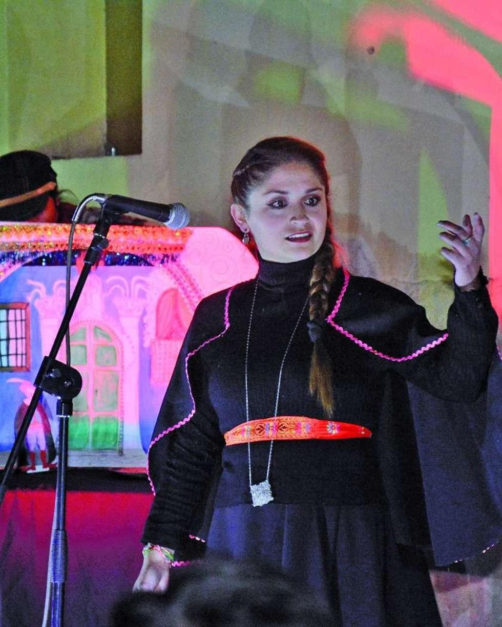 Rocío Álvarez, la directora del colectivo en la narración.