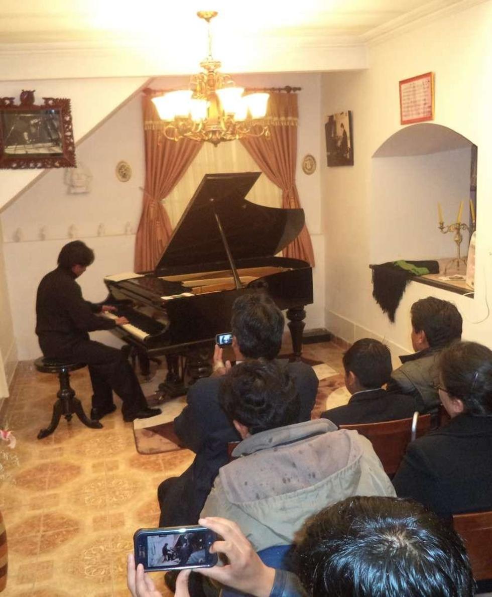 El ambiente del museo donde será el recital.