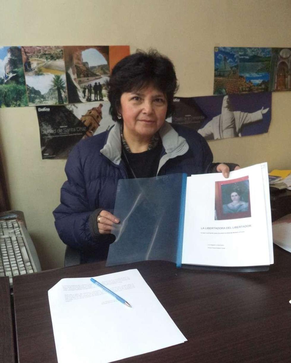 Teresa Campos, coautora del texto.
