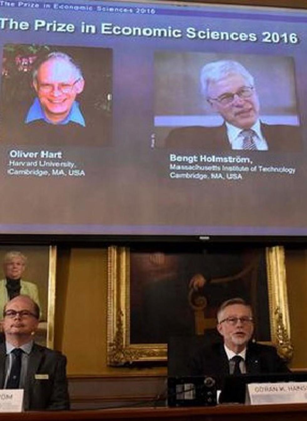 Oliver Hart y Bengt Holmström ganan el Nobel de Economía