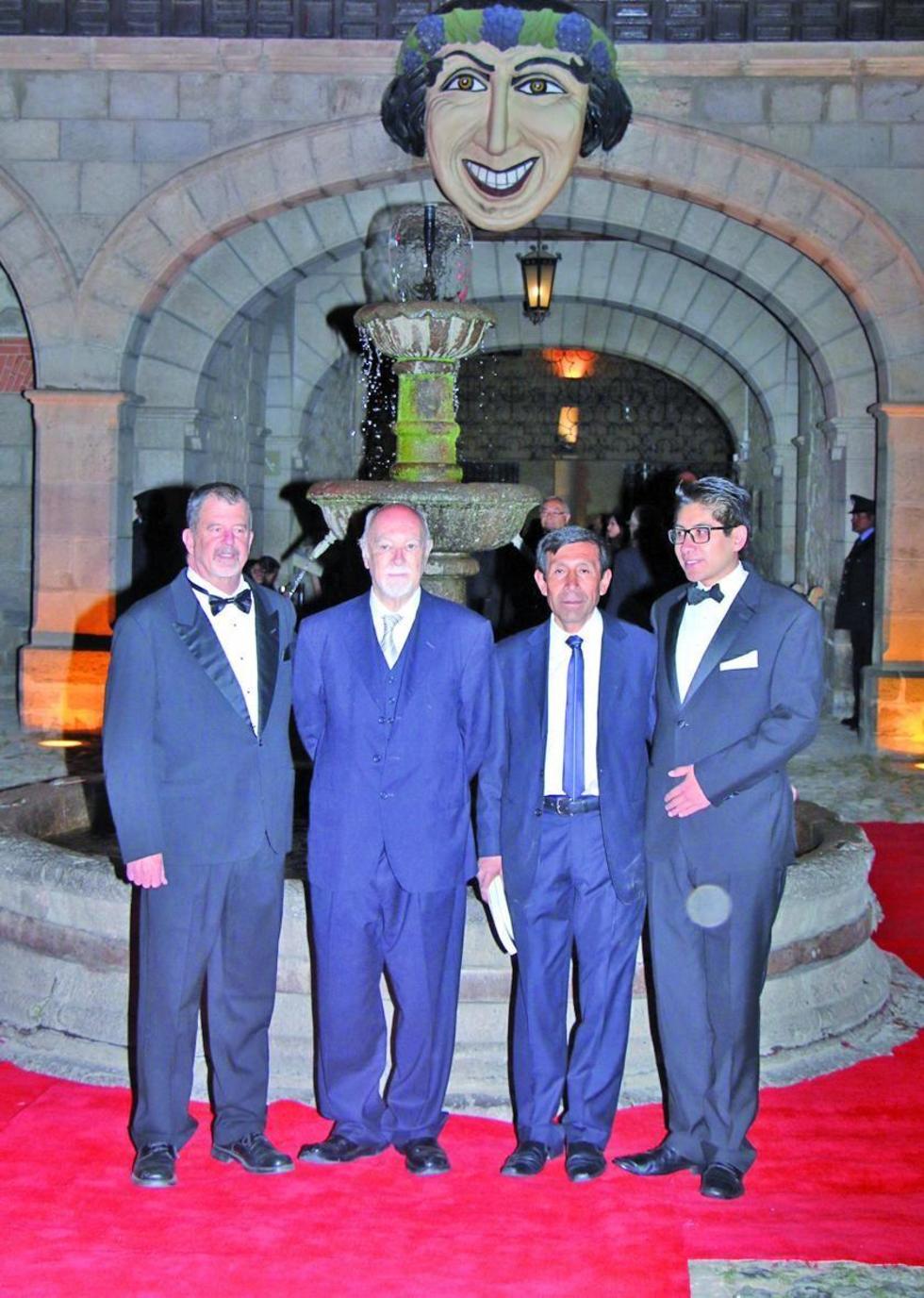 Glenn Murray, Arnaldo Cunietti, Rubén Ruiz y Daniel Oropeza.