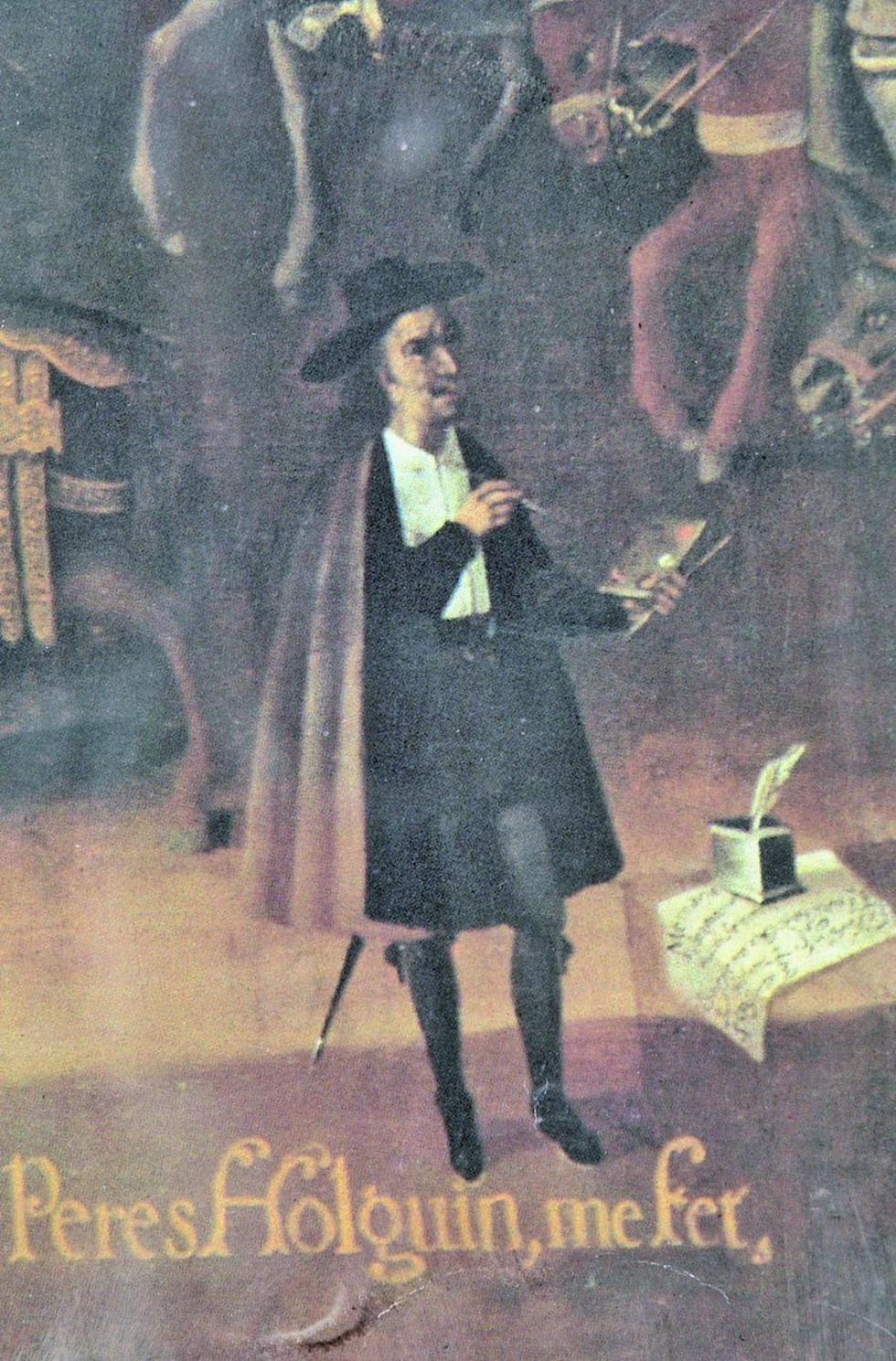 El autorretrato en la pintura que está en Madrid.