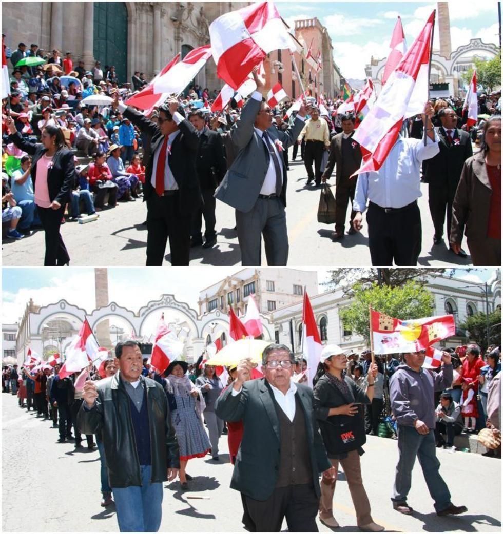 El desfile de Comcipo empezó a las 10:00, con una hora de retraso.