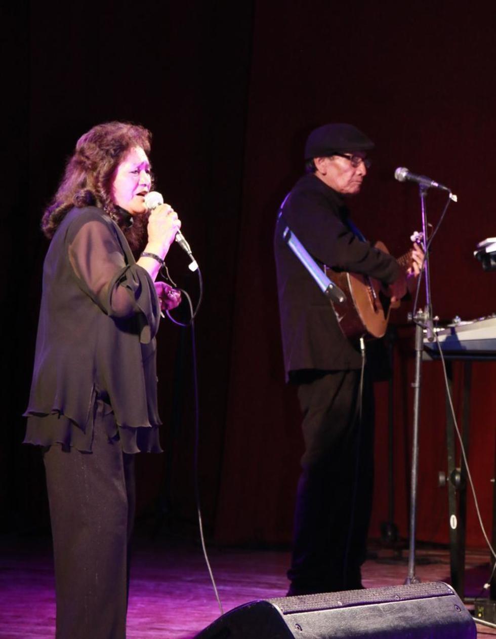 Alcira Arteaga y Víctor Córdova, de Los Genios.