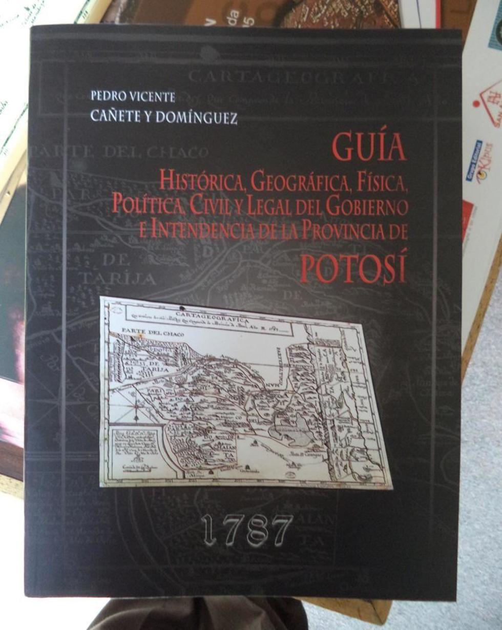 La tapa del libro de Pedro Vicente Cañete.