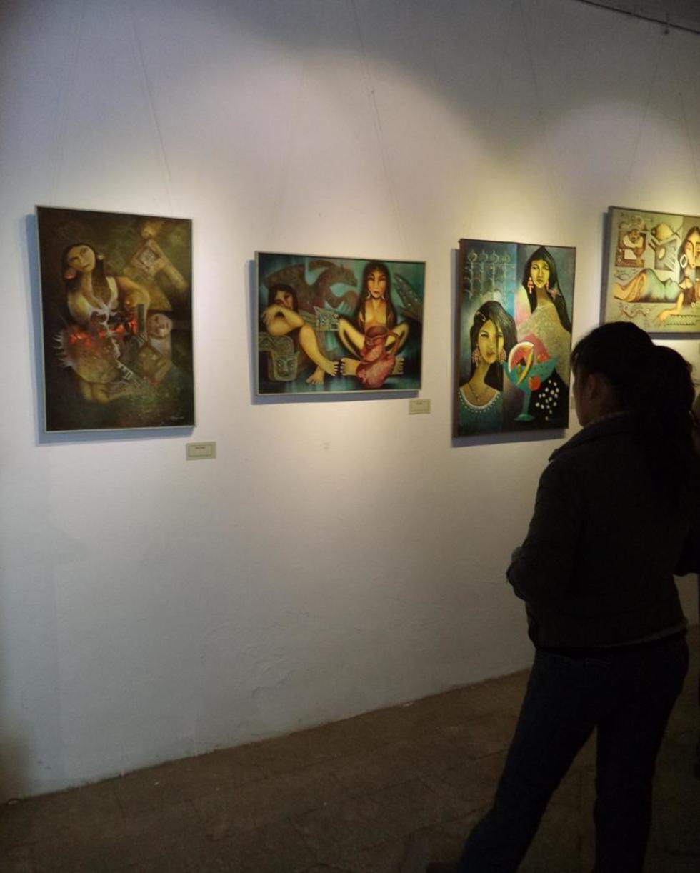 La población acudió a observar las obras.