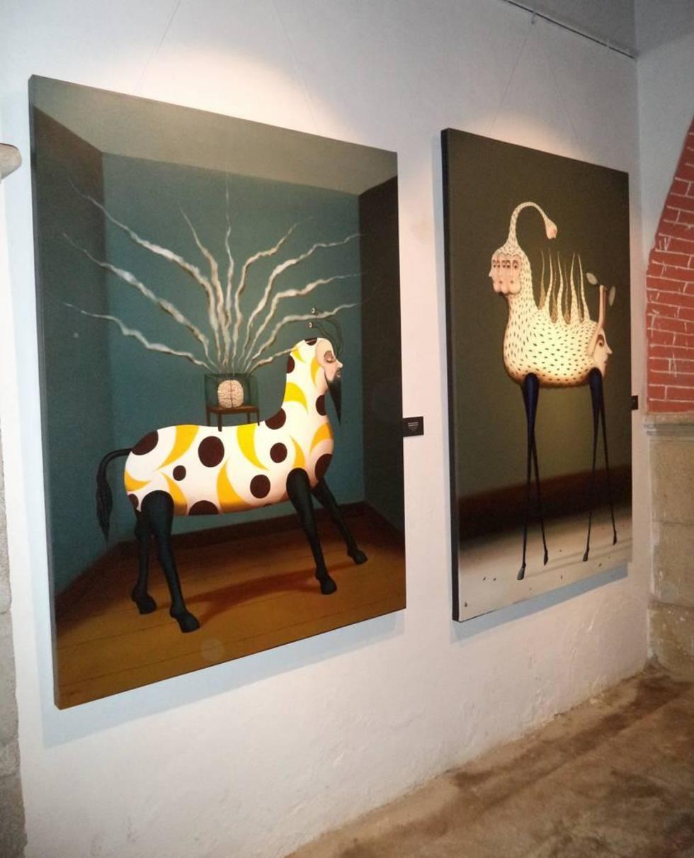 Las pinturas del maestro orureño.