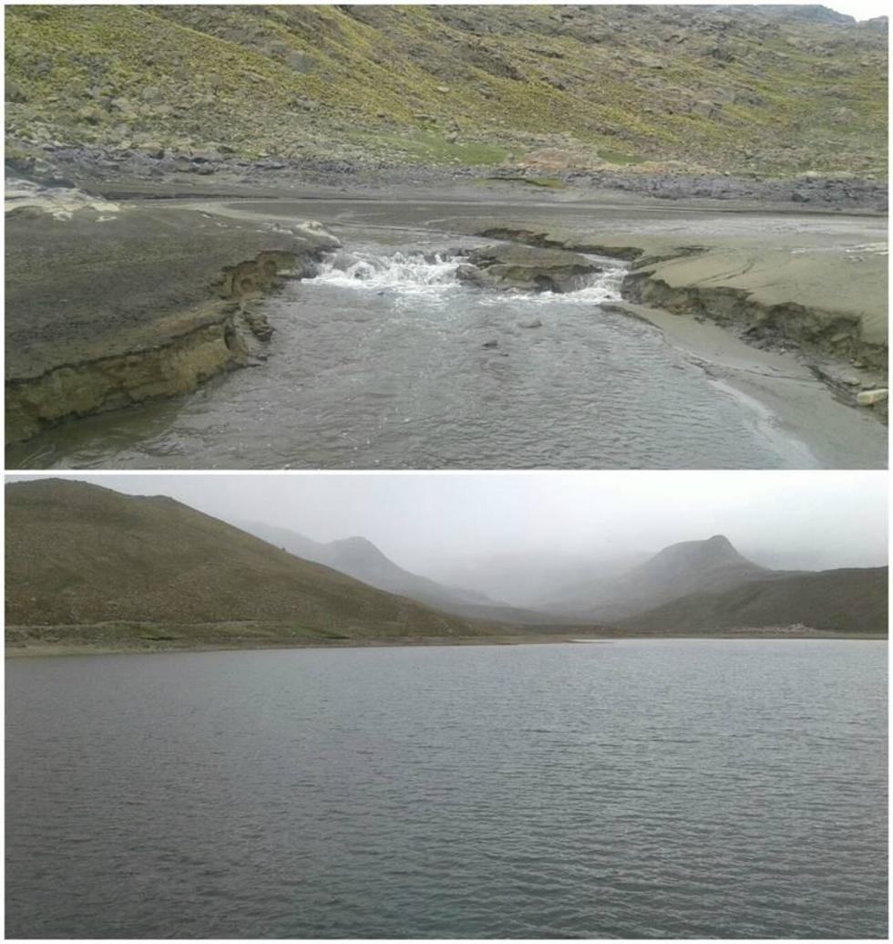 Así están las lagunas.