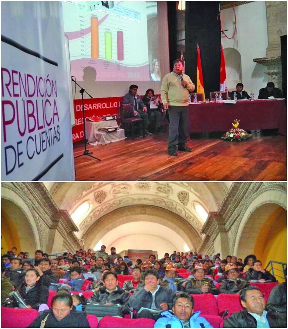 Ayer en el teatro Modesto Omiste Tinajeros.