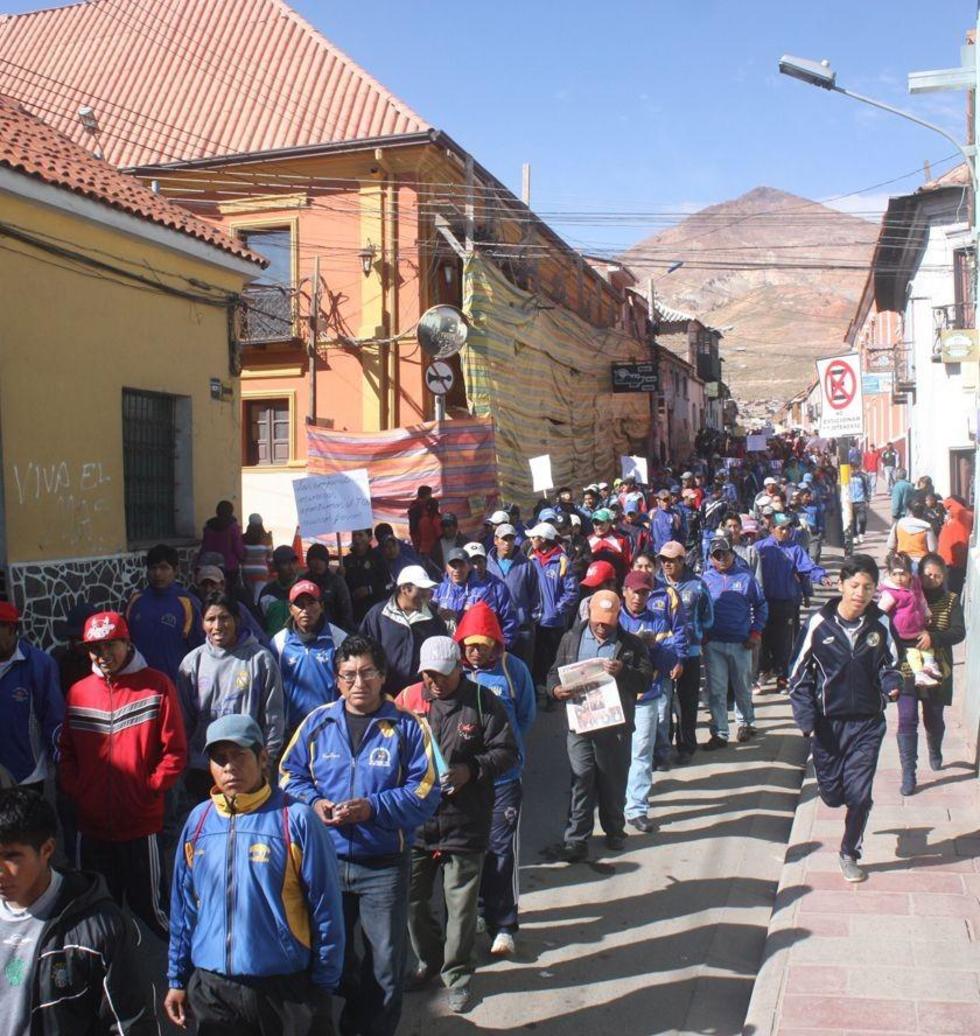 Los mineros ganarán las calles para demandar respeto a sus labores.
